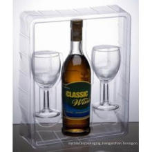 Plastic Packaging for Wine and Glass Cup